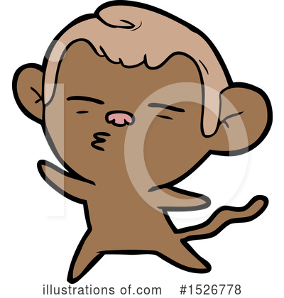 Royalty-Free (RF) Monkey Clipart Illustration by lineartestpilot - Stock Sample #1526778
