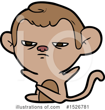 Royalty-Free (RF) Monkey Clipart Illustration by lineartestpilot - Stock Sample #1526781