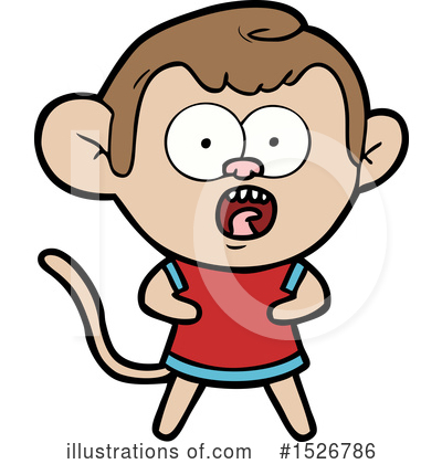 Royalty-Free (RF) Monkey Clipart Illustration by lineartestpilot - Stock Sample #1526786