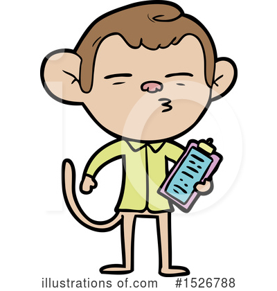 Royalty-Free (RF) Monkey Clipart Illustration by lineartestpilot - Stock Sample #1526788