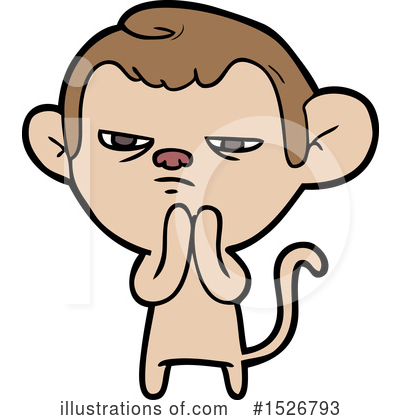 Royalty-Free (RF) Monkey Clipart Illustration by lineartestpilot - Stock Sample #1526793
