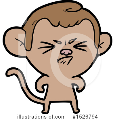 Royalty-Free (RF) Monkey Clipart Illustration by lineartestpilot - Stock Sample #1526794