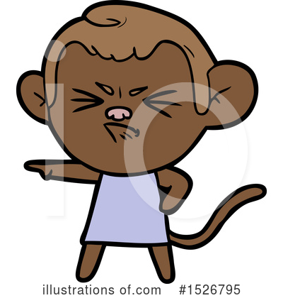 Royalty-Free (RF) Monkey Clipart Illustration by lineartestpilot - Stock Sample #1526795