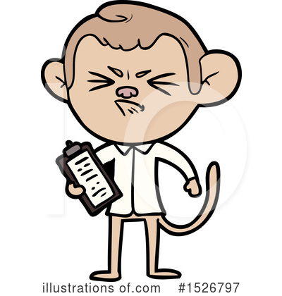 Royalty-Free (RF) Monkey Clipart Illustration by lineartestpilot - Stock Sample #1526797