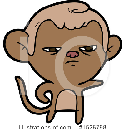 Royalty-Free (RF) Monkey Clipart Illustration by lineartestpilot - Stock Sample #1526798