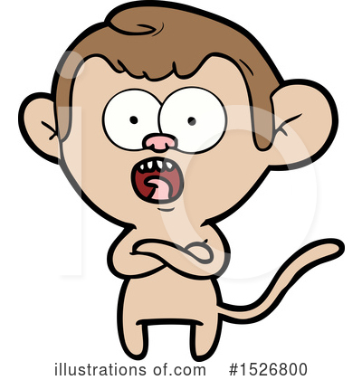 Royalty-Free (RF) Monkey Clipart Illustration by lineartestpilot - Stock Sample #1526800