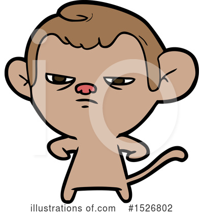 Royalty-Free (RF) Monkey Clipart Illustration by lineartestpilot - Stock Sample #1526802