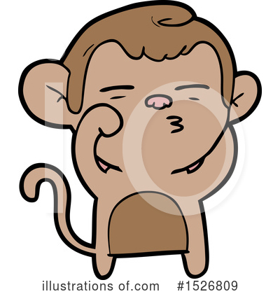 Royalty-Free (RF) Monkey Clipart Illustration by lineartestpilot - Stock Sample #1526809