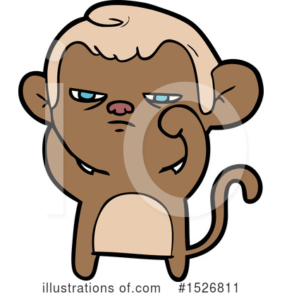 Royalty-Free (RF) Monkey Clipart Illustration by lineartestpilot - Stock Sample #1526811
