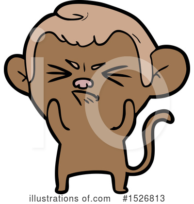 Royalty-Free (RF) Monkey Clipart Illustration by lineartestpilot - Stock Sample #1526813