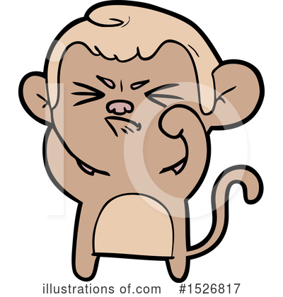 Royalty-Free (RF) Monkey Clipart Illustration by lineartestpilot - Stock Sample #1526817