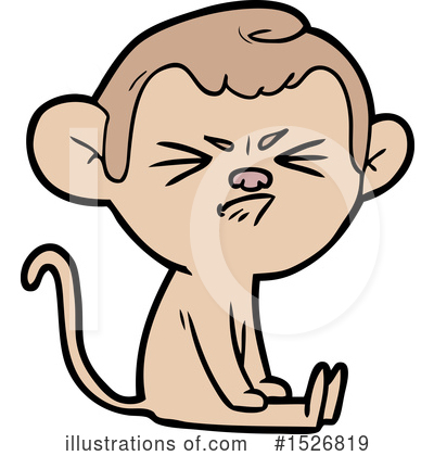 Royalty-Free (RF) Monkey Clipart Illustration by lineartestpilot - Stock Sample #1526819