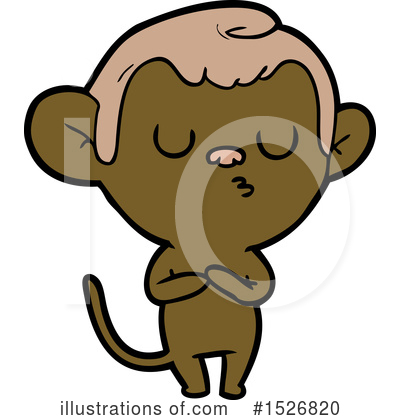 Royalty-Free (RF) Monkey Clipart Illustration by lineartestpilot - Stock Sample #1526820