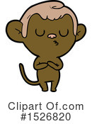 Monkey Clipart #1526820 by lineartestpilot