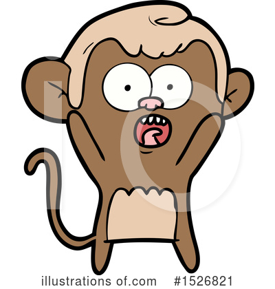 Royalty-Free (RF) Monkey Clipart Illustration by lineartestpilot - Stock Sample #1526821