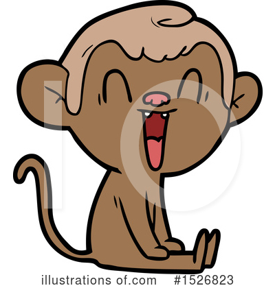 Royalty-Free (RF) Monkey Clipart Illustration by lineartestpilot - Stock Sample #1526823