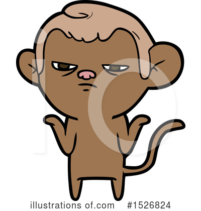 Royalty-Free (RF) Monkey Clipart Illustration by lineartestpilot - Stock Sample #1526824