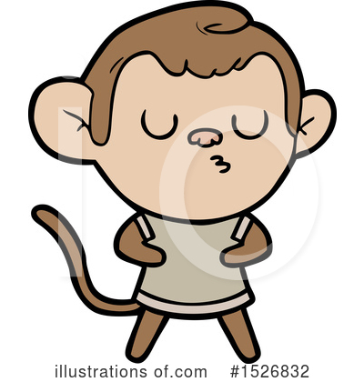 Royalty-Free (RF) Monkey Clipart Illustration by lineartestpilot - Stock Sample #1526832