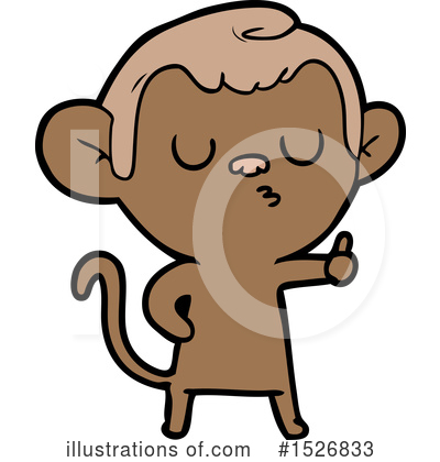 Royalty-Free (RF) Monkey Clipart Illustration by lineartestpilot - Stock Sample #1526833