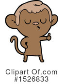 Monkey Clipart #1526833 by lineartestpilot