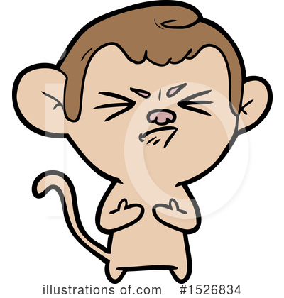 Royalty-Free (RF) Monkey Clipart Illustration by lineartestpilot - Stock Sample #1526834