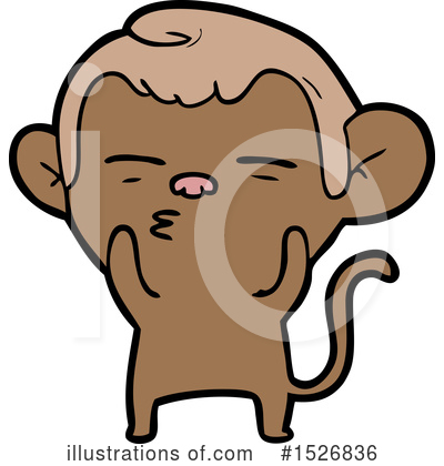 Royalty-Free (RF) Monkey Clipart Illustration by lineartestpilot - Stock Sample #1526836