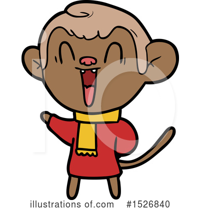 Royalty-Free (RF) Monkey Clipart Illustration by lineartestpilot - Stock Sample #1526840