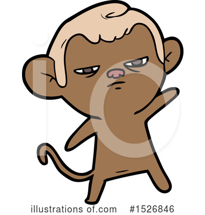 Royalty-Free (RF) Monkey Clipart Illustration by lineartestpilot - Stock Sample #1526846