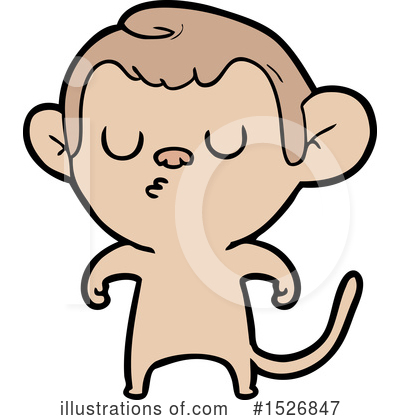 Royalty-Free (RF) Monkey Clipart Illustration by lineartestpilot - Stock Sample #1526847