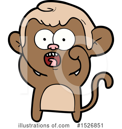 Royalty-Free (RF) Monkey Clipart Illustration by lineartestpilot - Stock Sample #1526851