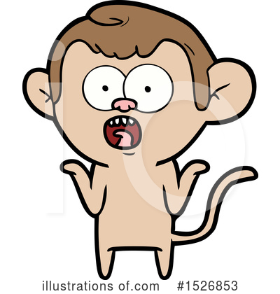 Royalty-Free (RF) Monkey Clipart Illustration by lineartestpilot - Stock Sample #1526853