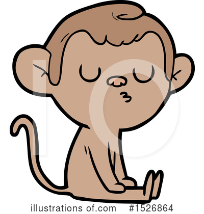 Royalty-Free (RF) Monkey Clipart Illustration by lineartestpilot - Stock Sample #1526864