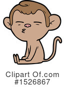 Monkey Clipart #1526867 by lineartestpilot