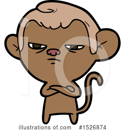 Royalty-Free (RF) Monkey Clipart Illustration by lineartestpilot - Stock Sample #1526874