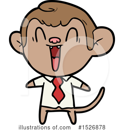 Royalty-Free (RF) Monkey Clipart Illustration by lineartestpilot - Stock Sample #1526878