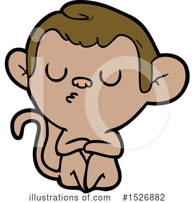 Royalty-Free (RF) Monkey Clipart Illustration by lineartestpilot - Stock Sample #1526882