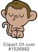 Monkey Clipart #1526882 by lineartestpilot