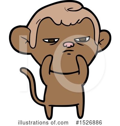 Royalty-Free (RF) Monkey Clipart Illustration by lineartestpilot - Stock Sample #1526886