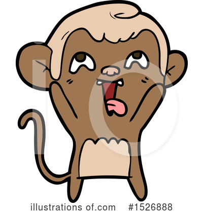 Royalty-Free (RF) Monkey Clipart Illustration by lineartestpilot - Stock Sample #1526888