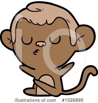 Royalty-Free (RF) Monkey Clipart Illustration by lineartestpilot - Stock Sample #1526895
