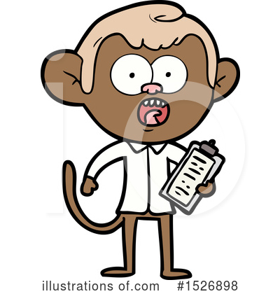 Royalty-Free (RF) Monkey Clipart Illustration by lineartestpilot - Stock Sample #1526898
