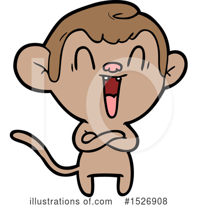 Royalty-Free (RF) Monkey Clipart Illustration by lineartestpilot - Stock Sample #1526908