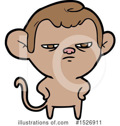 Royalty-Free (RF) Monkey Clipart Illustration by lineartestpilot - Stock Sample #1526911