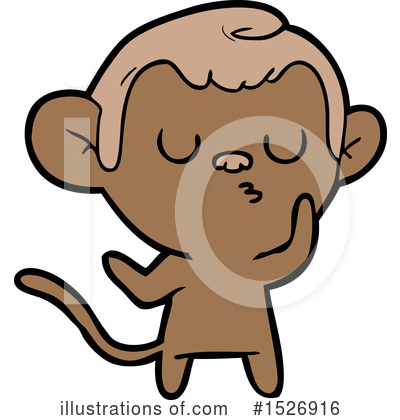 Royalty-Free (RF) Monkey Clipart Illustration by lineartestpilot - Stock Sample #1526916