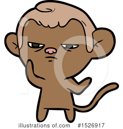 Royalty-Free (RF) Monkey Clipart Illustration by lineartestpilot - Stock Sample #1526917