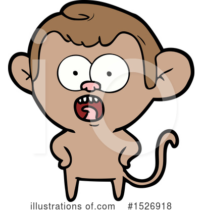 Royalty-Free (RF) Monkey Clipart Illustration by lineartestpilot - Stock Sample #1526918