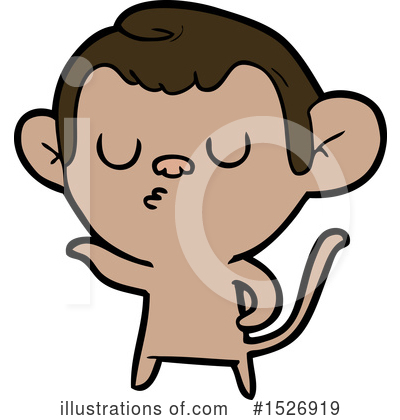 Royalty-Free (RF) Monkey Clipart Illustration by lineartestpilot - Stock Sample #1526919