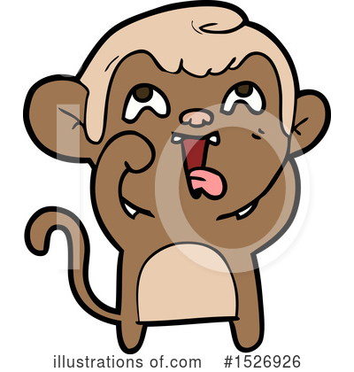 Royalty-Free (RF) Monkey Clipart Illustration by lineartestpilot - Stock Sample #1526926