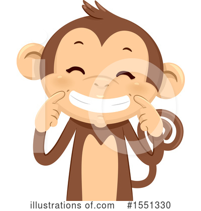 Royalty-Free (RF) Monkey Clipart Illustration by BNP Design Studio - Stock Sample #1551330