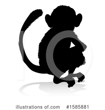 Royalty-Free (RF) Monkey Clipart Illustration by AtStockIllustration - Stock Sample #1585881